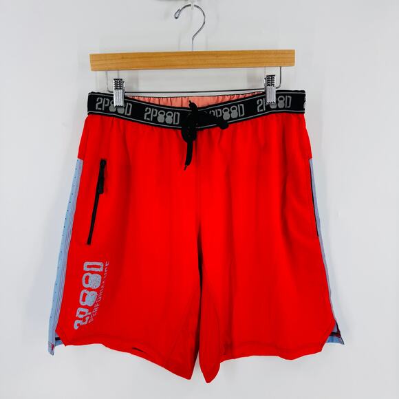 2(X)IST V3.5 Men’s XL Red Board Shorts Swim Trunks Zip Pocket - Picture 4 of 4